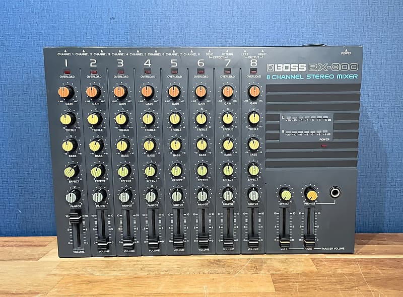 配信機器・PA機器・レコーディング機器 BOSS BX-800 8 CHANNEL STEREO MIXER Boss BX-800 8-Channel Stereo Mixer | Reverb