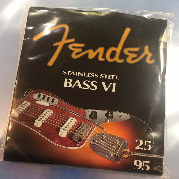 Fender Bass VI Stainless Steel bass strings 25 95 5350 Reverb UK