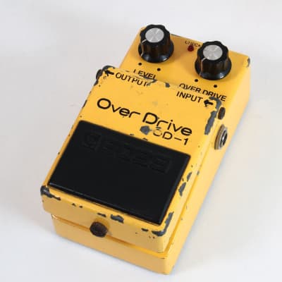 ギター BOSS Over Drive OD-1 1980 Boss OD-1 Overdrive Long Dash Vintage Effects Pedal
