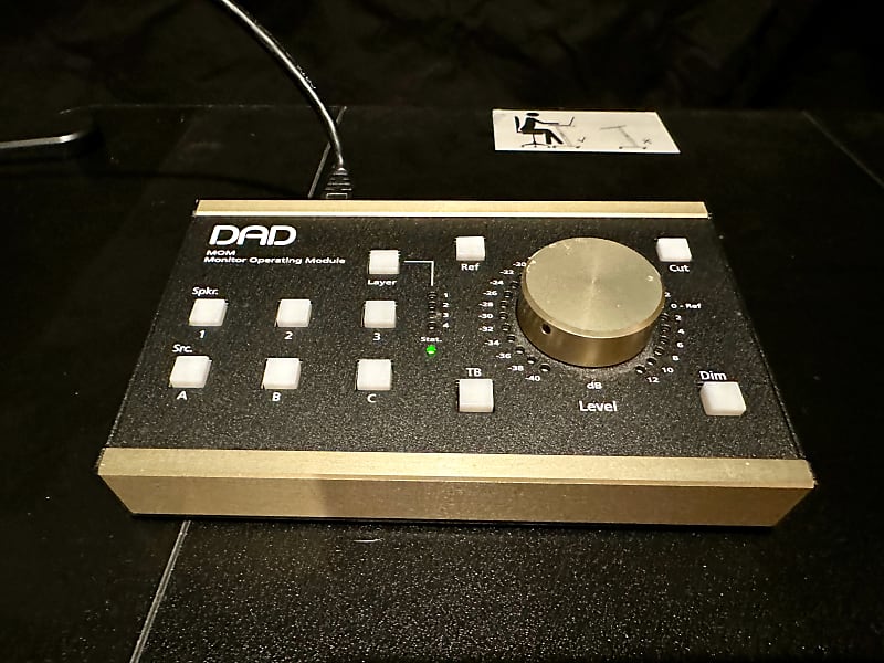Digital Audio Denmark DADMOM Monitor Operating Module Gold Reverb