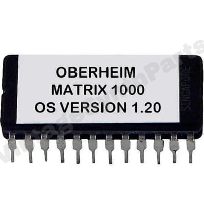 Oberheim Matrix 1000 V 1.20 OS latest upgrade firmware EPROM Rom Matrix-1000