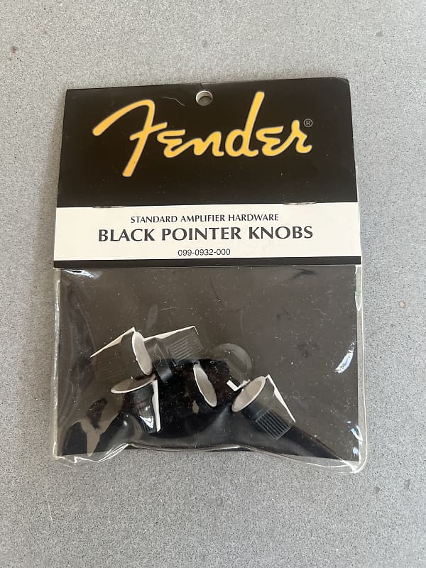 Fender Black Pointer Knobs 0990932000 for Fender Amp 2007 Reverb