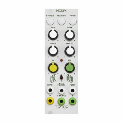 Tiptop Audio ModFX (White) - Chorus, Flanger, and Filter  [Three Wave Music] image 2