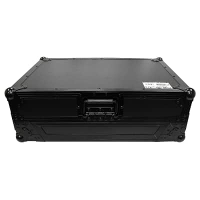 Prox XS-DDJSR2LTBL-LED Black Pioneer DDJ-SR2 Flight Case w/ Laptop Shelf image 1