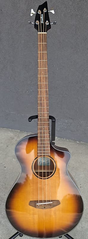 Breedlove ECO Discovery S Concert Edgeburst CE Acoustic Electric Bass Guitar image 1