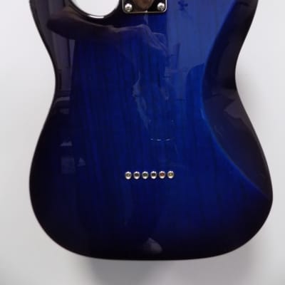 G&L Fullerton USA Deluxe ASAT Classic Bluesboy Electric Guitar w/ Gig Bag - Blueburst image 3