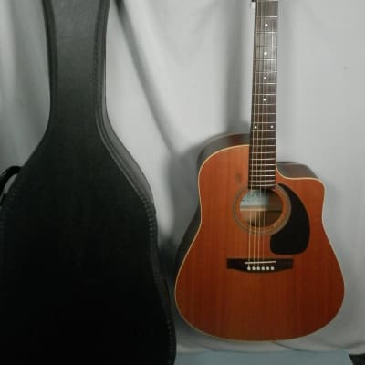 Seagull S6+ CW Cedar Dreadnought Cutaway Acoustic Guitar used Made in Canada for sale