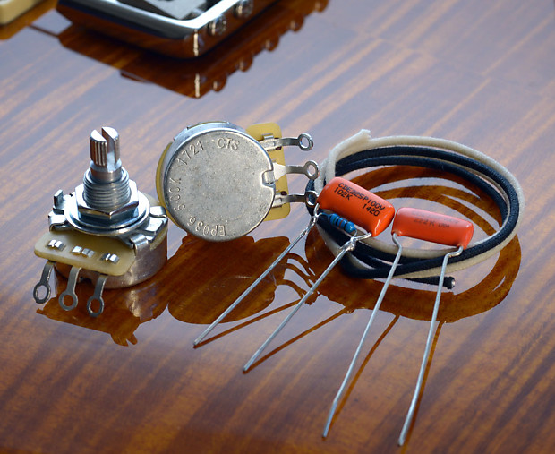 PRS SE Custom 22 Essentials Wiring Kit CTS, Orange Drop, Reverb