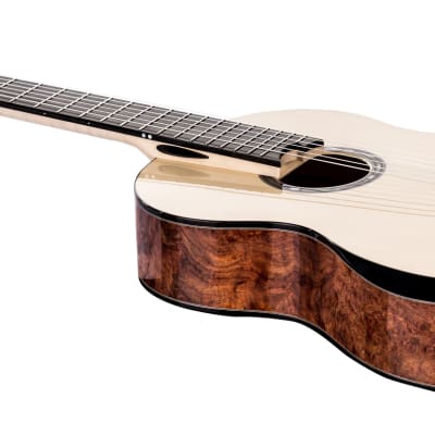 Turkowiak Black Diamond Concert Classical Guitar luthier 2020 Amboyna Burl Custom Made Moon Spruce image 5