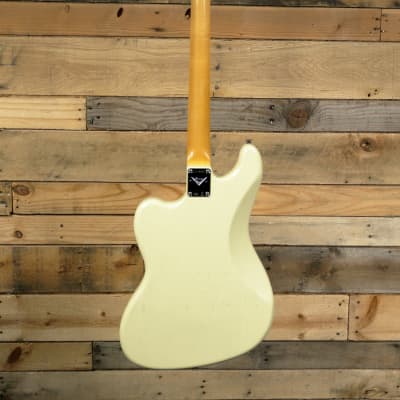 Fender Custom Shop Limited Edition Bass VI Journeyman Vintage White w/ Case image 5