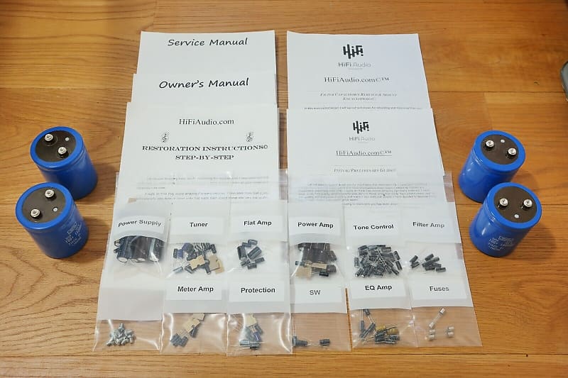 Pioneer SX-1280 restoration kit filter capacitor repair rebuild fix  			