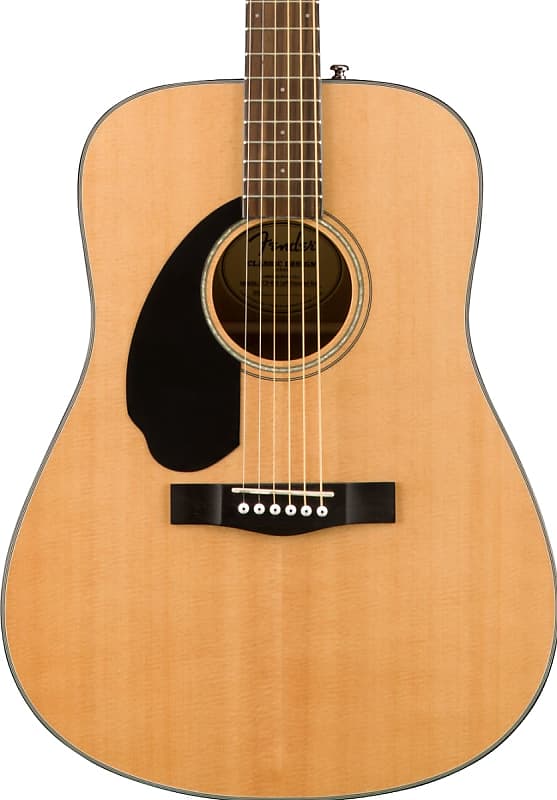Fender CD-60S Left Hand Acoustic Guitar Walnut FB, Natural image 1