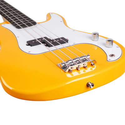 Glarry GP Electric Bass Guitar Yellow image 5