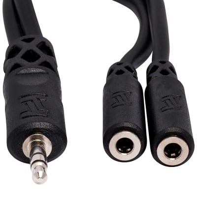Hosa Y Cable 3.5mm Trs Male -2 Female 3.5mm Trsf (YMM-232) image 2
