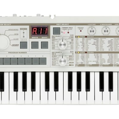 Korg microKORG-S 37-Key Synthesizer/Vocoder 2002 - 2019 - White image 1
