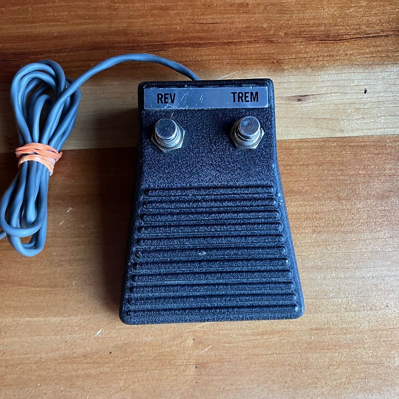 Vintage 1960's Heathkit Amplifier Footswitch Reverb Tremolo Reverb