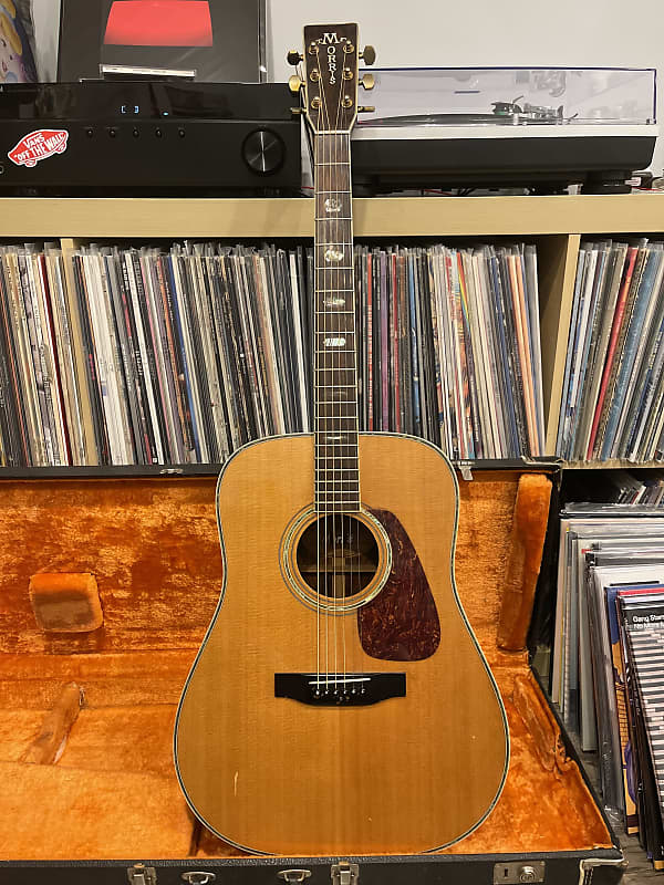 Morris TF-60 acoustic guitar with case | Reverb Canada