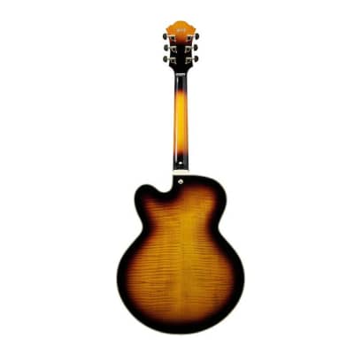 Ibanez AF Artcore Expressionist 6-String Hollow Body Electric Guitar (Antique Yellow Sunburst, Right Handed) image 4