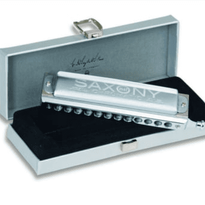 Seydel Saxony Solo Chromatic Harmonica, Key of Low E. New with Full Warranty! image 2