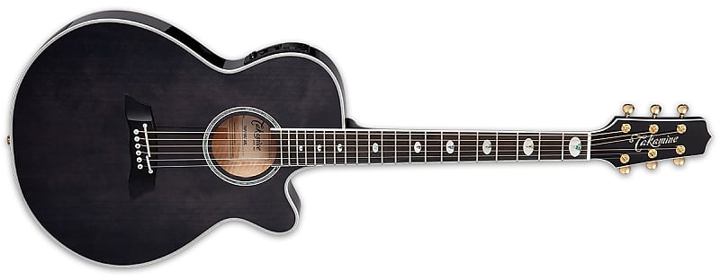 Takamine Takamine TSP158C SBL Acoustic Guitar - See Through Black - See Through Black Gloss image 1