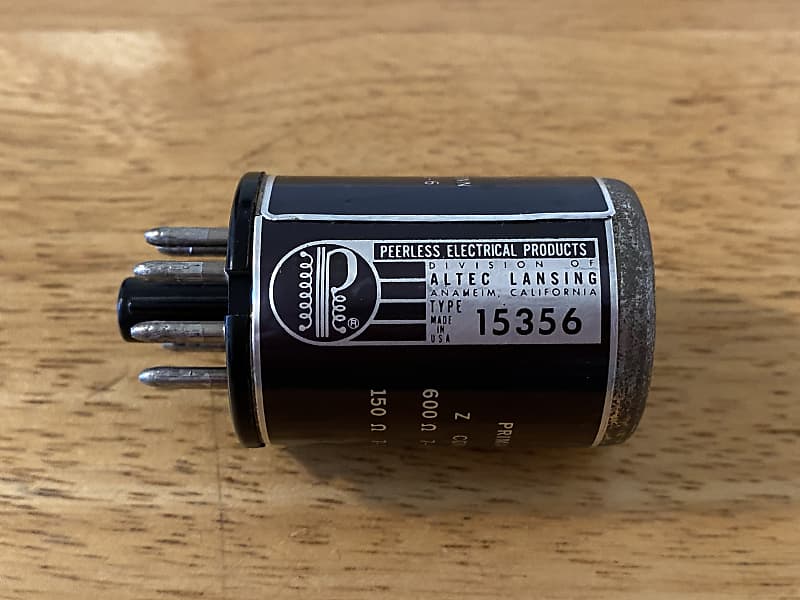 Altec Lansing / Peerless 15356 Octal Plug in Line Transformer. 600 ohms 150  ohms | Reverb