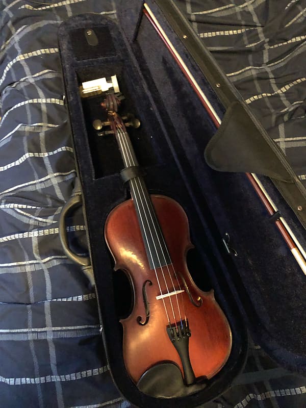 Anton Schuster 4/4 Crescendo Violin 2000s Dark Brown Reverb