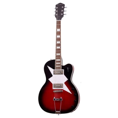 Eastwood Airline RS II Electric Guitar - Redburst - Used image 6
