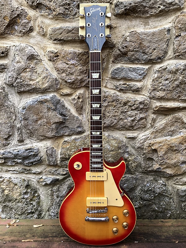 1977 Gibson Les Paul Deluxe Cherry Sunburst | Reverb