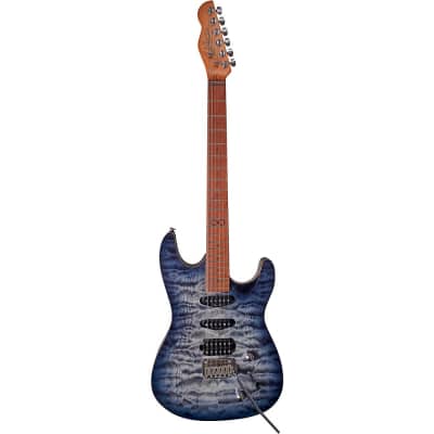 Chapman ML1 Hybrid Electric Guitar Sarsen Stone Black Gloss image 3