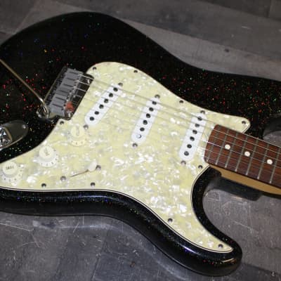 Fender Stratocaster 1988 Custom Shop Holoflake Black Sparkle with original Case! image 10