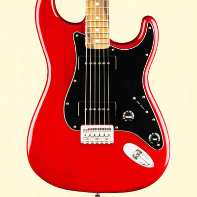 Fender Noventa Stratocaster 2021 Crimson Red Transparent Noventa Single-Coil pups - image 9