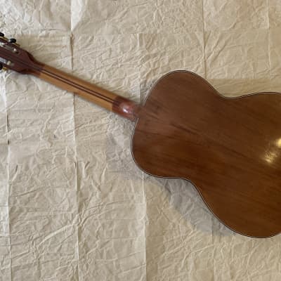 Agatino Patane' Classical Parlor Guitar 50s 60s Sicily Italy handmade all solid woods VGC with pro Artonus Hardcase image 14