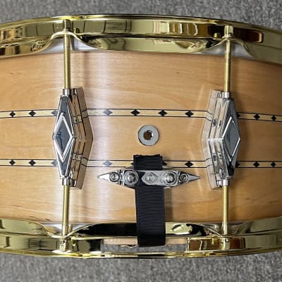 Craviotto 6.5x14 solid maple Private Reserve Snare Drum Builder’s Choice from Steve’s studio image 4