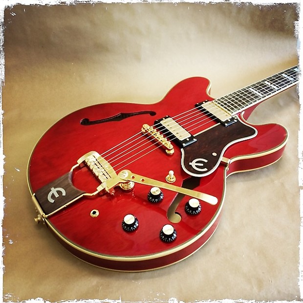 Epiphone 50th Ann. 1962 Sheraton E212TV Tremotone Electric Guitar