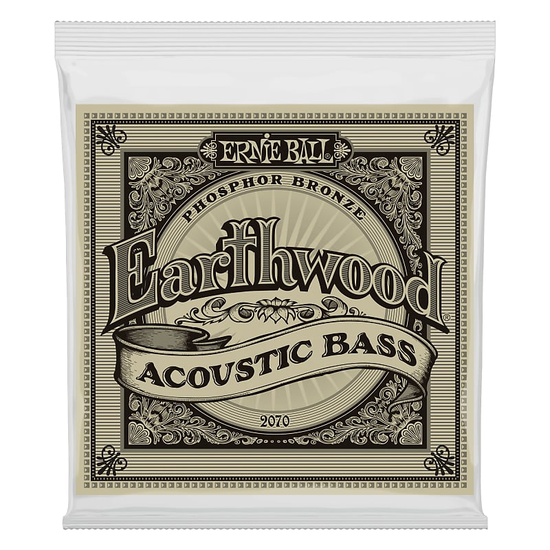 Ernie Ball Earthwood Phosphor Bronze Acoustic Bass Strings - 45-95 Gauge image 1