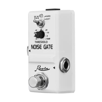 Rowin LN-319 Nano Noise Gate Guitar Effect Pedal 2 Modes Hard/Soft True Bypass image 3