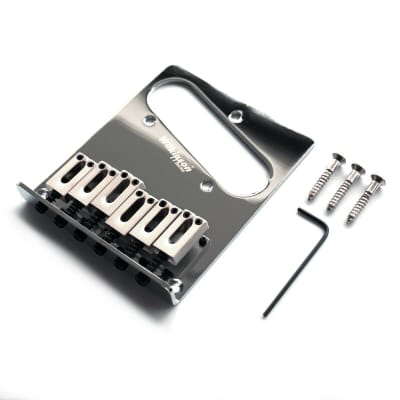 Wilkinson Telecaster WOT03 Tele Bridge - Chrome image 5