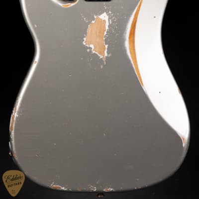 Fender Custom Shop 1964 Precision Bass Heavy Relic P/J - Inca Silver image 4