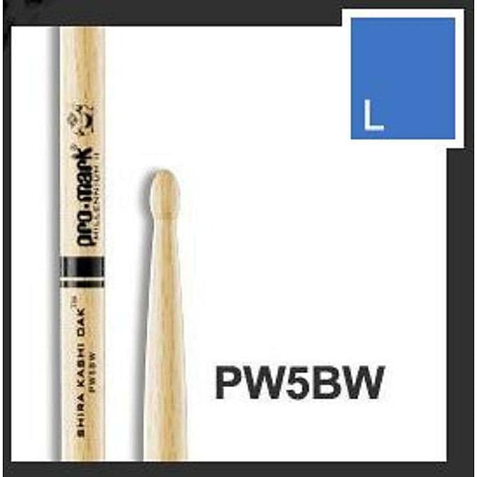 ProMark PW5BW Oak 5B Wood Tip Drum Sticks image 1