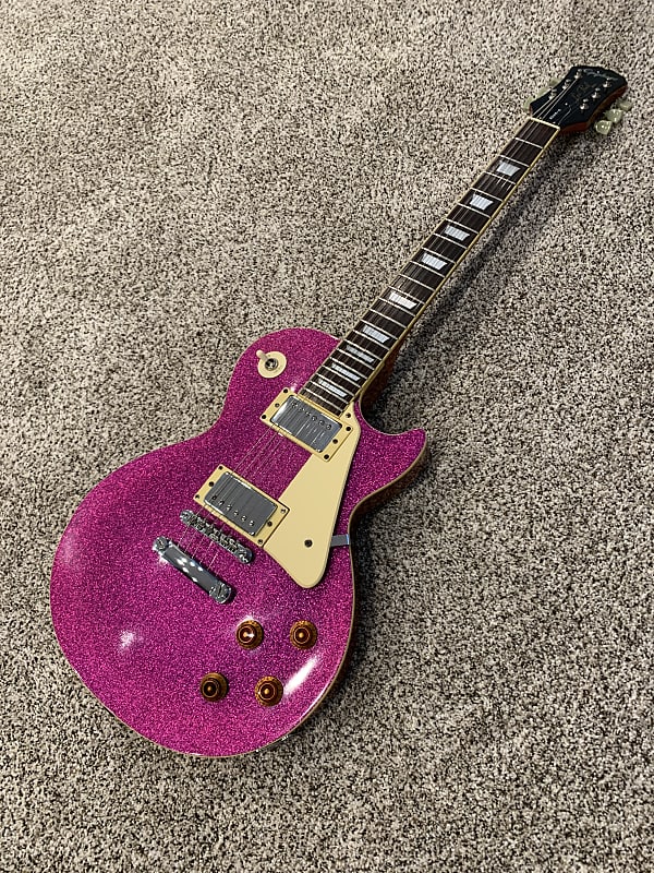Epiphone les paul pink sparkle hotsell