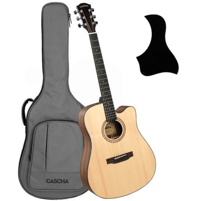 Cascha CASCHA CGA300 Performer Akustik-Gitarre inkl. Zubehör, natur for sale