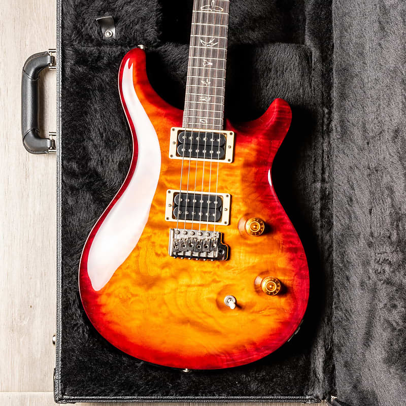PRS Custom 24 USA Dark Cherry Sunburst 2008 | Reverb