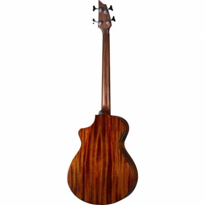 Breedlove ECO Discovery S Concert Edgeburst Bass CE - Sitka Spruce / African Mahogany image 4
