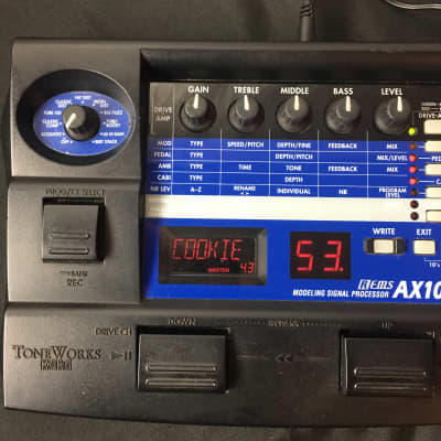 KORG Toneworks AX100G 2000's Black and Blue Effects Pedal Guitar