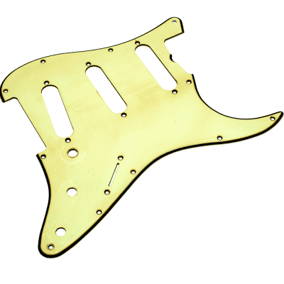 Aged 62 SC Pickguard Mint Green 3 Ply Vintage Thick Mid Layer GuitarSlinger Premium  fits Strat  ® image 1