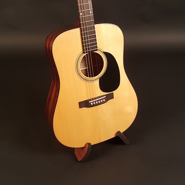 Recording King RD-310 All Solid Red Spruce Top Dreadnought Natural Gloss image 1