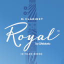 Rico Royal by D'Addario Bb Clarinet Reeds, 10-Pack