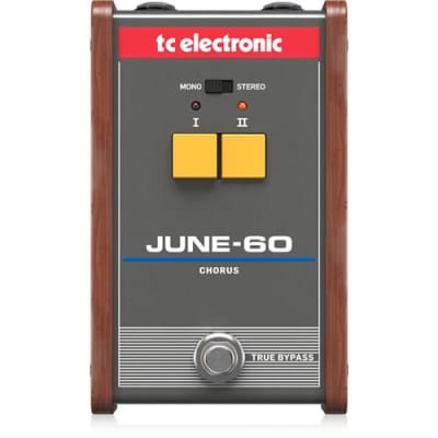 TC Electronic June-60 Synthesizer Chorus with 2-Button Interface and BBD Circuitry image 1
