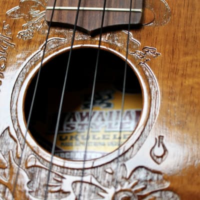 G String Ukulele Co. Made In Hawaii Koa Soprano Hawaiian Style