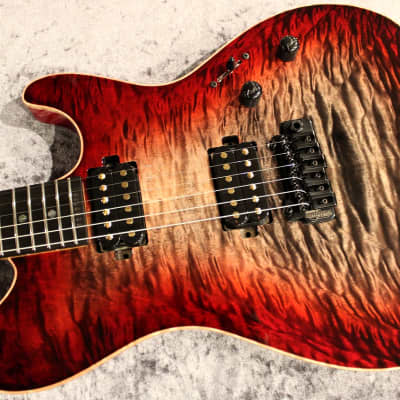 Sugi Custom Order DS496E 5AQM/HM/F-Maho Crimson Red Burst